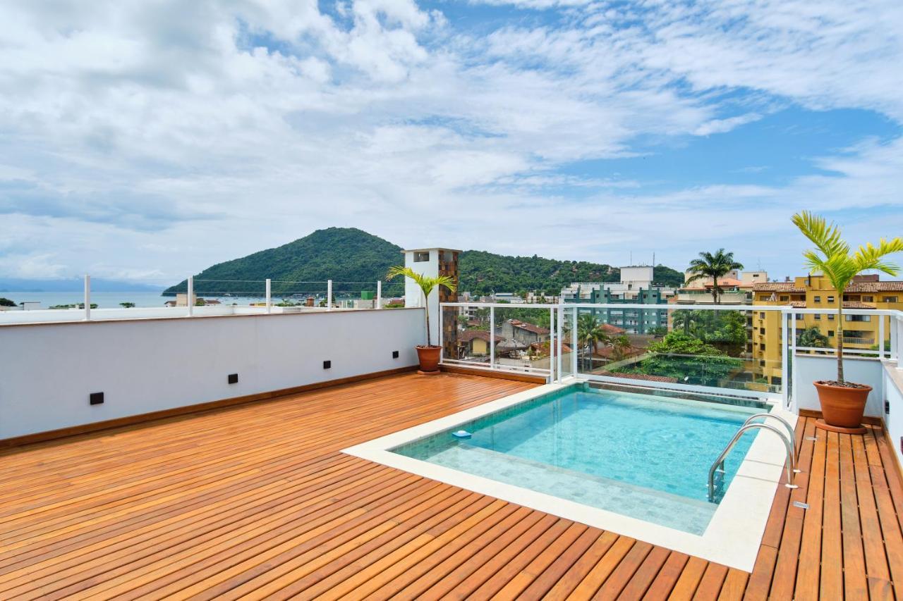 Orla Ubatuba 300 Metros - Ar Condicionado, Varanda Gourmet Exterior photo